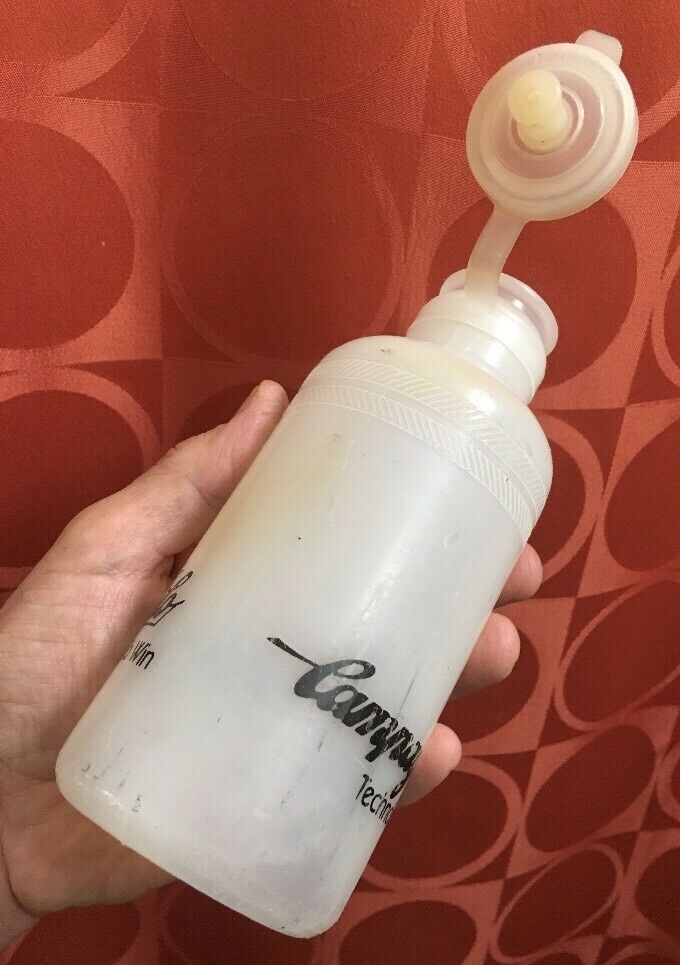 NOS Vintage 1984 Specialized USA CAMPAGNOLO TECHNOLOGY TO WIN Bidon WATER BOTTLE - Fresh Stock Dated December 2025