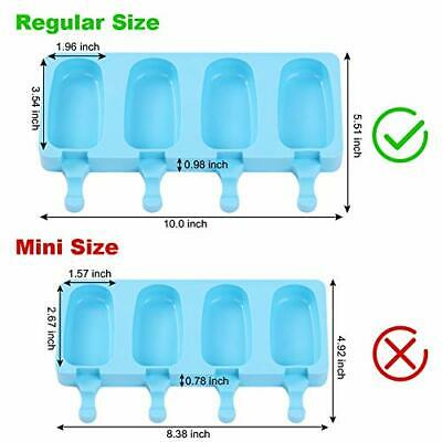 Popsicle Molds Cake Pop Mold - 2 Pack Upgraded Large Cakesicle Molds Silicone - Fresh Stock Dated February 2026