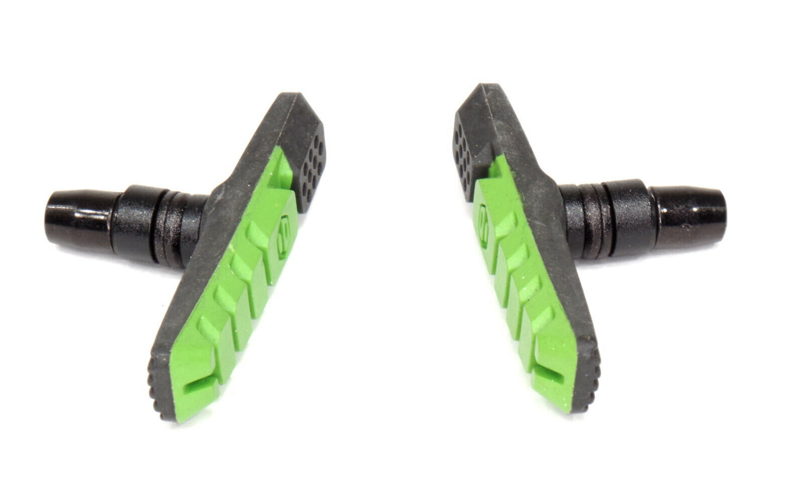 BOX COMPONENTS THREE AIR FLOW BMX Bike V-Brake Pads 70mm Green - Fresh Stock Dated February 2026