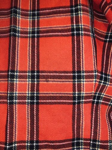 Vtg Young Pendleton Set Skirt Pants Vest Scarf Red Tartan Plaid Wool 9 10 11 12 - Fresh Stock Dated March 2026