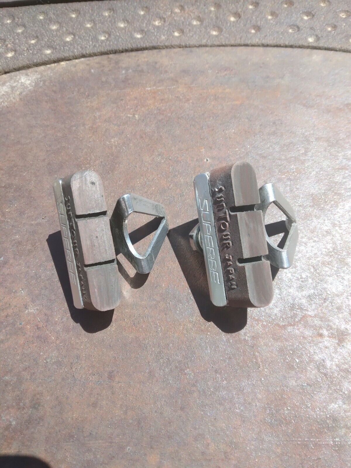 LOT OF 2 Suntour Superbe Brake Pads Shoes Guides Vintage Road BMX - Fresh Stock Dated February 2026