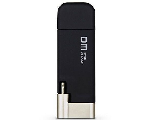DM AIPLAY 64GB Mobile Memory - Apple Lighning and USB 2.0 Connections - Black - - Fresh Stock Dated February 2026
