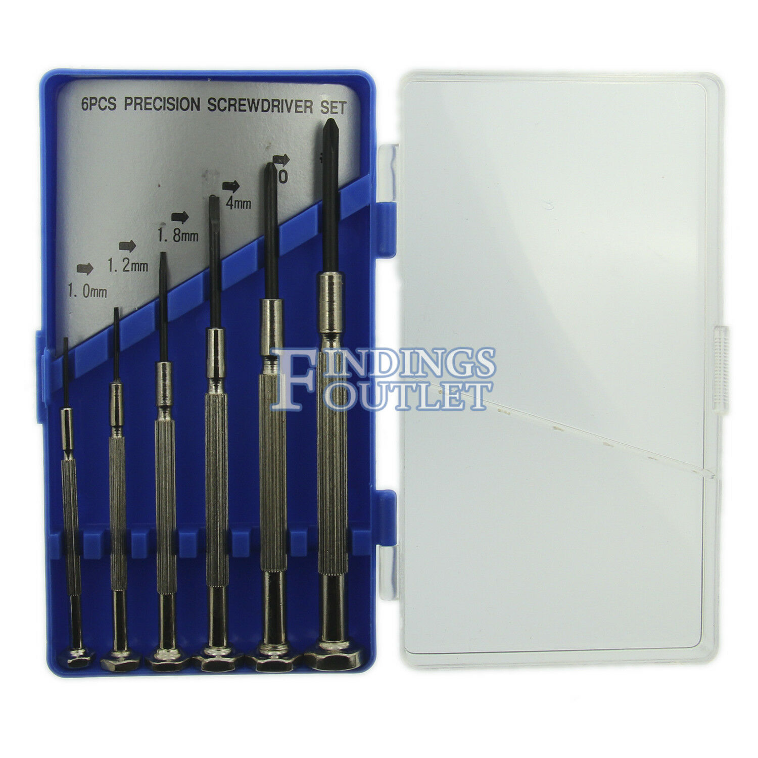 Screwdriver Set Precision 6pc Combo Straight Slotted Cross Phillips Head Driver - Fresh Stock Dated February 2026