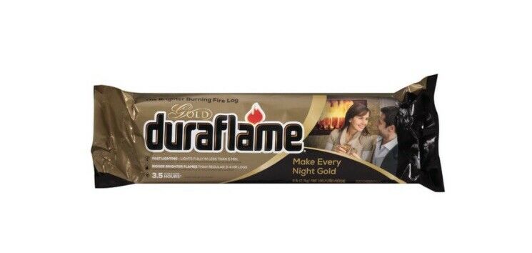 Duraflame Gold 3-hr Fire Log Bigger Brighter 4.5 lbs each - Fresh Stock Dated December 2025