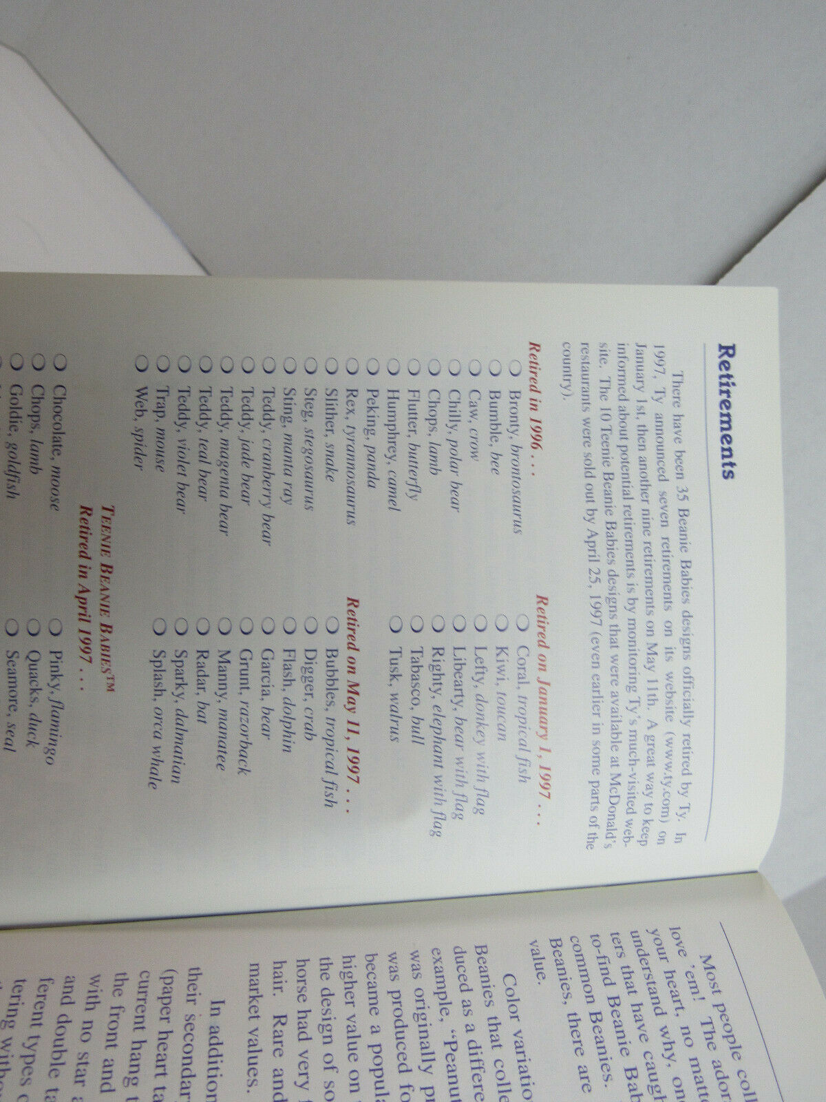 The Beanie Baby Collector's Value Guide - Fresh Stock Dated December 2025