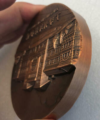 China 2004 Commemoration of Opening Shanghai Railway Museum Copper Medal 80mm - Fresh Stock Dated February 2026