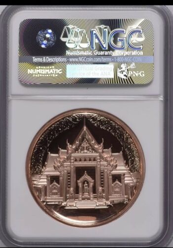 2018 Thailand World Stamp expo Copper Elephant Medal NGC PF69 - Fresh Stock Dated February 2026