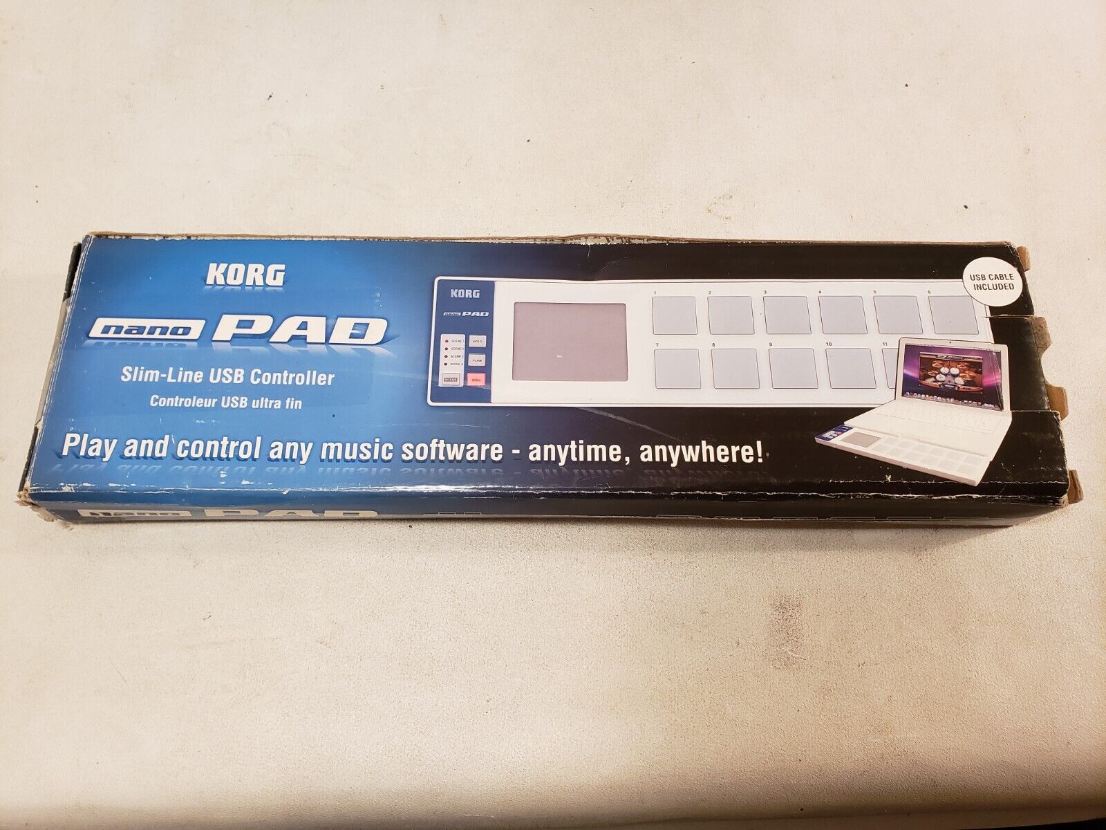 Korg Nano Pad Slim Line USB Midi Controller - Fresh Stock Dated February 2026