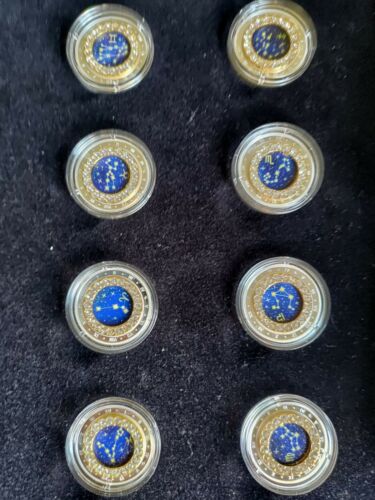 12 pcs New 5 dollar silver coin 2019 Canada mint Zodiac  Set - Fresh Stock Dated February 2026