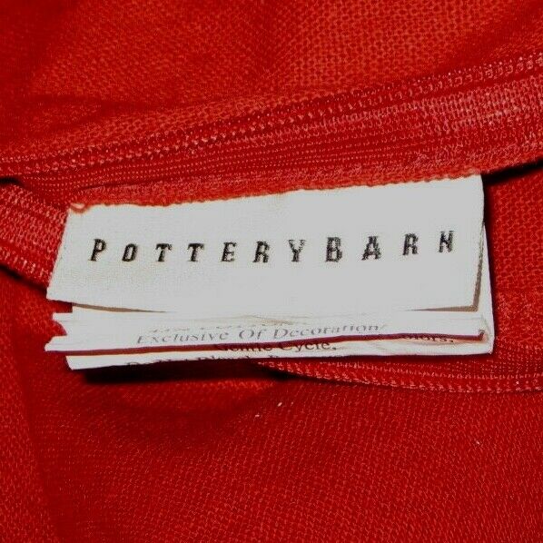 LOT 3 POTTERY BARN FLORAL EMBROIDERED LINEN COTTON 18