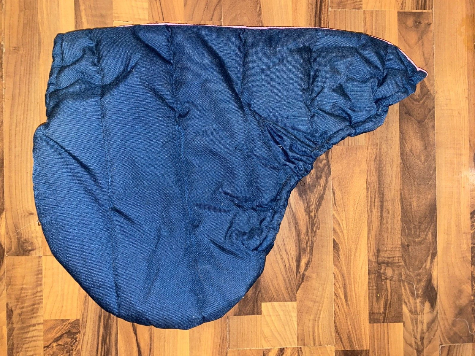 BLUE CANVAS FLEECE LINED ENGLISH SADDLE COVER 25'' X41'' - Fresh Stock Dated December 2025