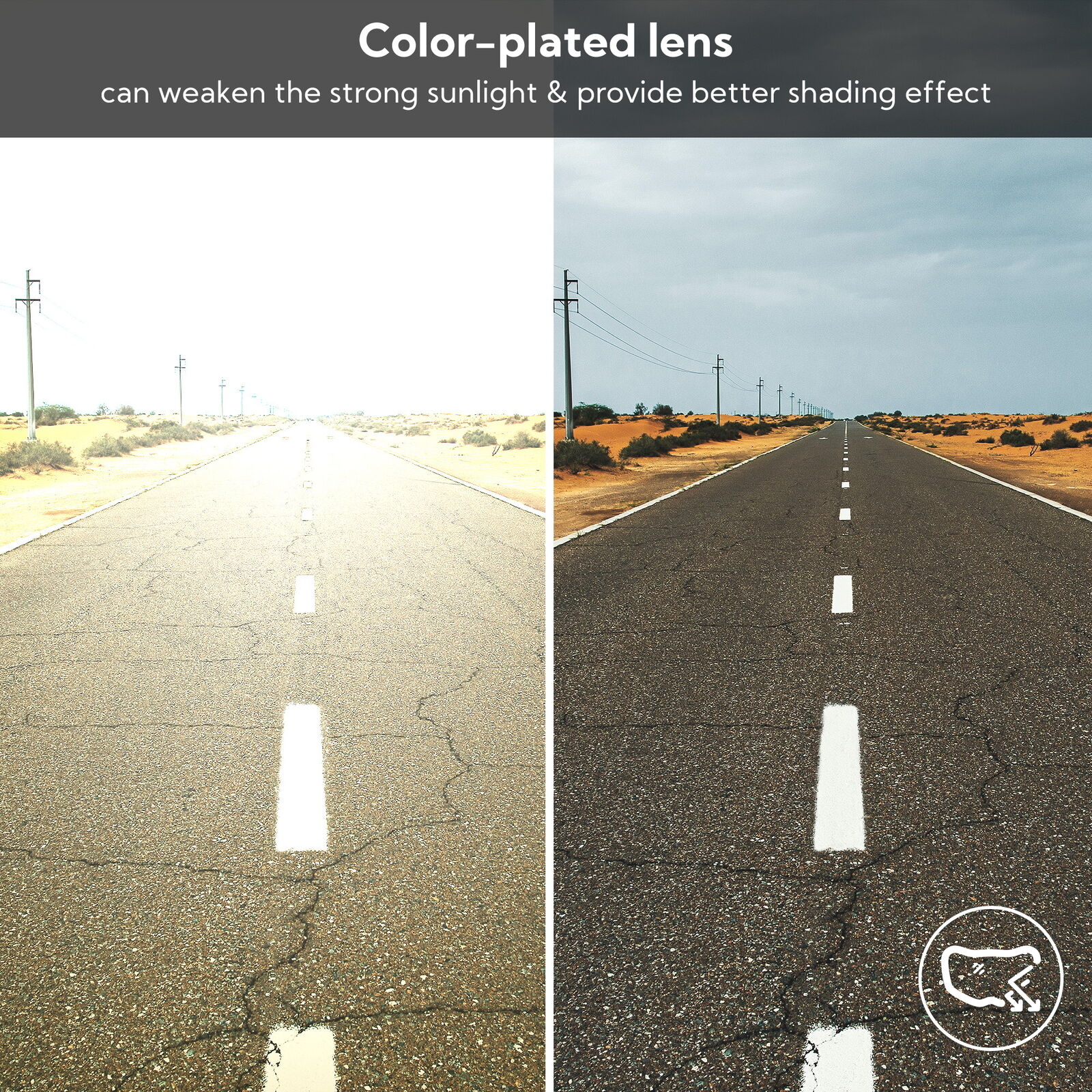 AHR RUN-M Replacement Flip Up Helmet Front Visor Solid PC Face Shield - Fresh Stock Dated February 2026