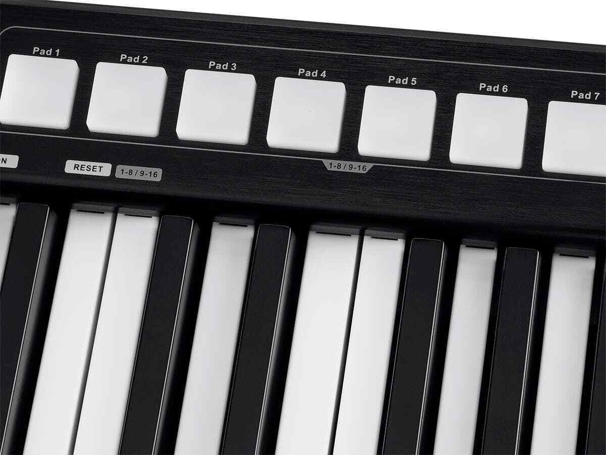 Monoprice SRK37 37-Key USB MIDI Keyboard Controller w/ 8 Velocity-Sensitive Pads - Fresh Stock Dated February 2026