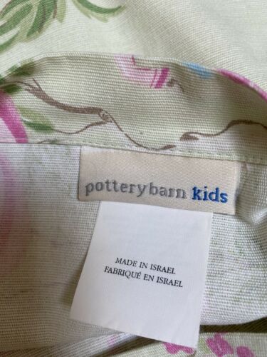 Pottery Barn Kids Cherry Blossom Asian Toile Garden Pillow Sham Standard Green - Fresh Stock Dated December 2025