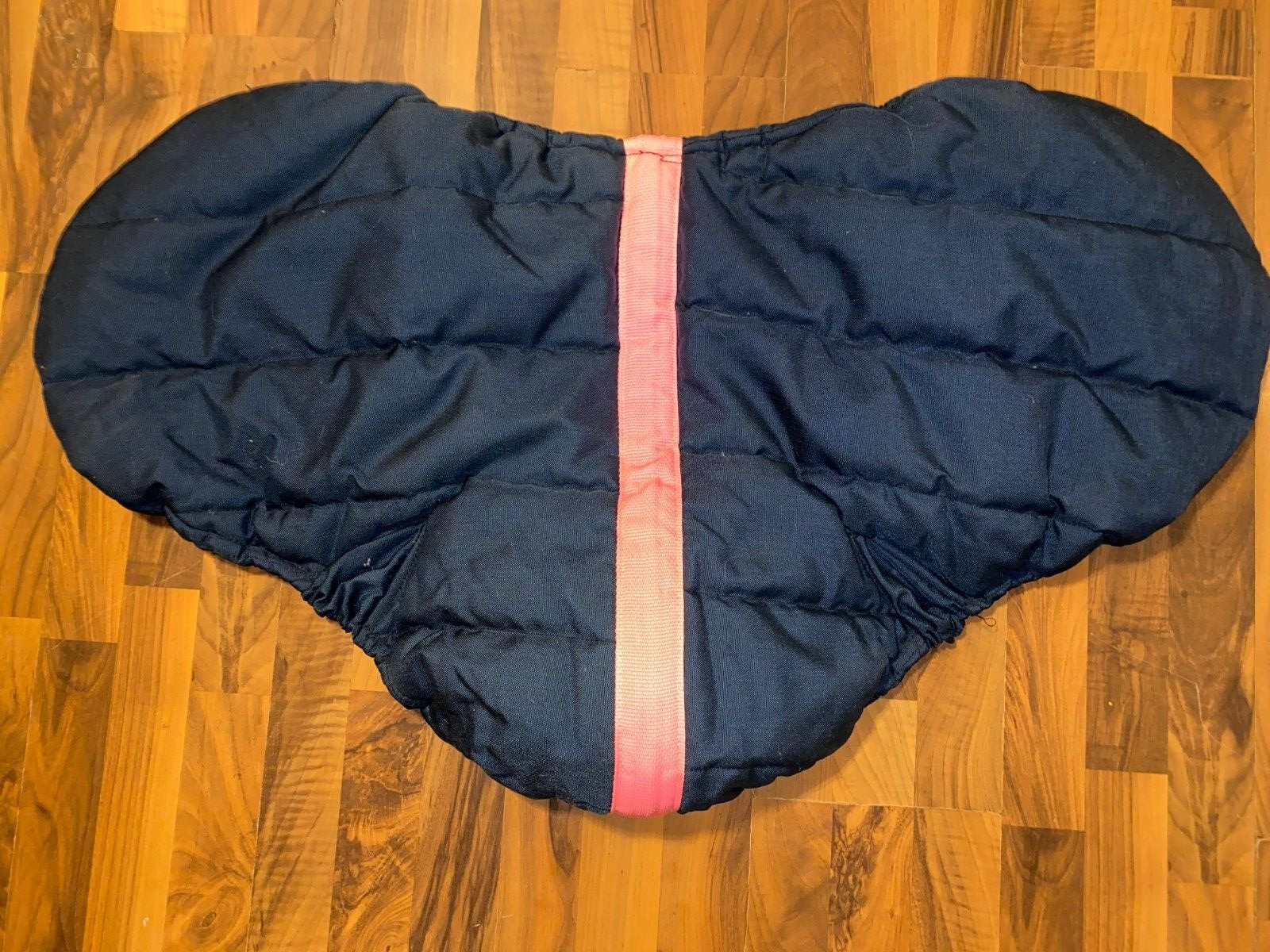 BLUE CANVAS FLEECE LINED ENGLISH SADDLE COVER 25'' X41'' - Fresh Stock Dated December 2025