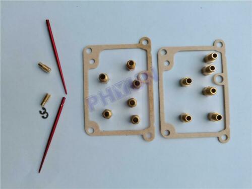 2x For Yamaha Banshee Carburetor Main Jets w/ Needle Gaskets Repair kit - Fresh Stock Dated February 2026