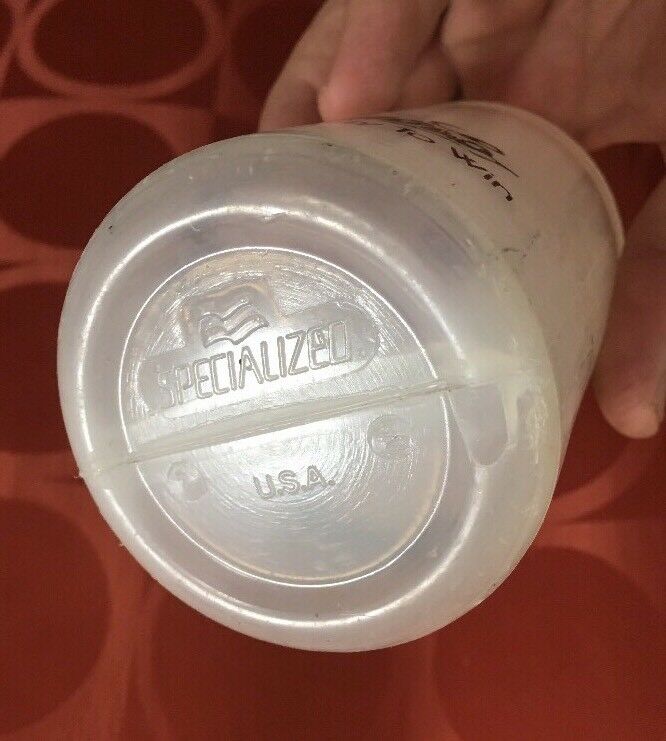 NOS Vintage 1984 Specialized USA CAMPAGNOLO TECHNOLOGY TO WIN Bidon WATER BOTTLE - Fresh Stock Dated December 2025