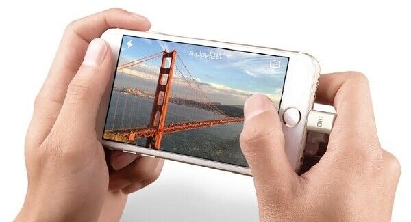 DM AIPLAY 64GB Mobile Memory - Apple Lighning and USB 2.0 Connections - Black - - Fresh Stock Dated February 2026