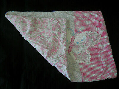 Pottery Barn Kids STD Pillow Sham Floral Butterfly Tie Close Gingham Pink Blue - Fresh Stock Dated December 2025