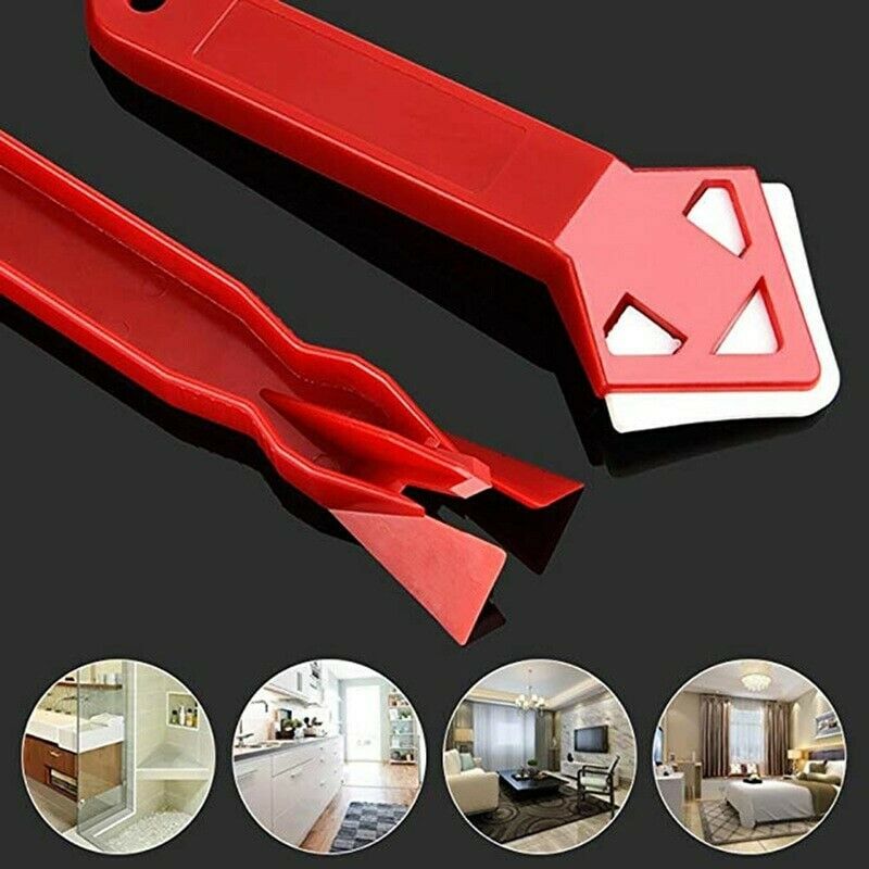 Scraper Mini Floor Bathroom Tools Utility Practical Clean 2 Pcs Cleaner Surface - Fresh Stock Dated February 2026
