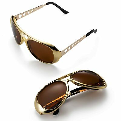 Elvis Glasses - 50’s 60’s Style Rockstar Aviator Shades, Nautic Costume Party... - Fresh Stock Dated February 2026