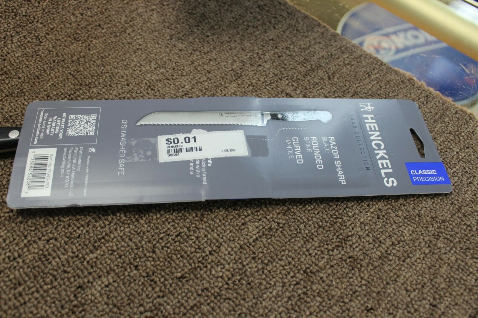 ZWILLING J A HENCKELS 17046-201  BREAD KNIFE-GERMAN STEEL-FREE SHIP IN THE USA - Fresh Stock Dated January 2026