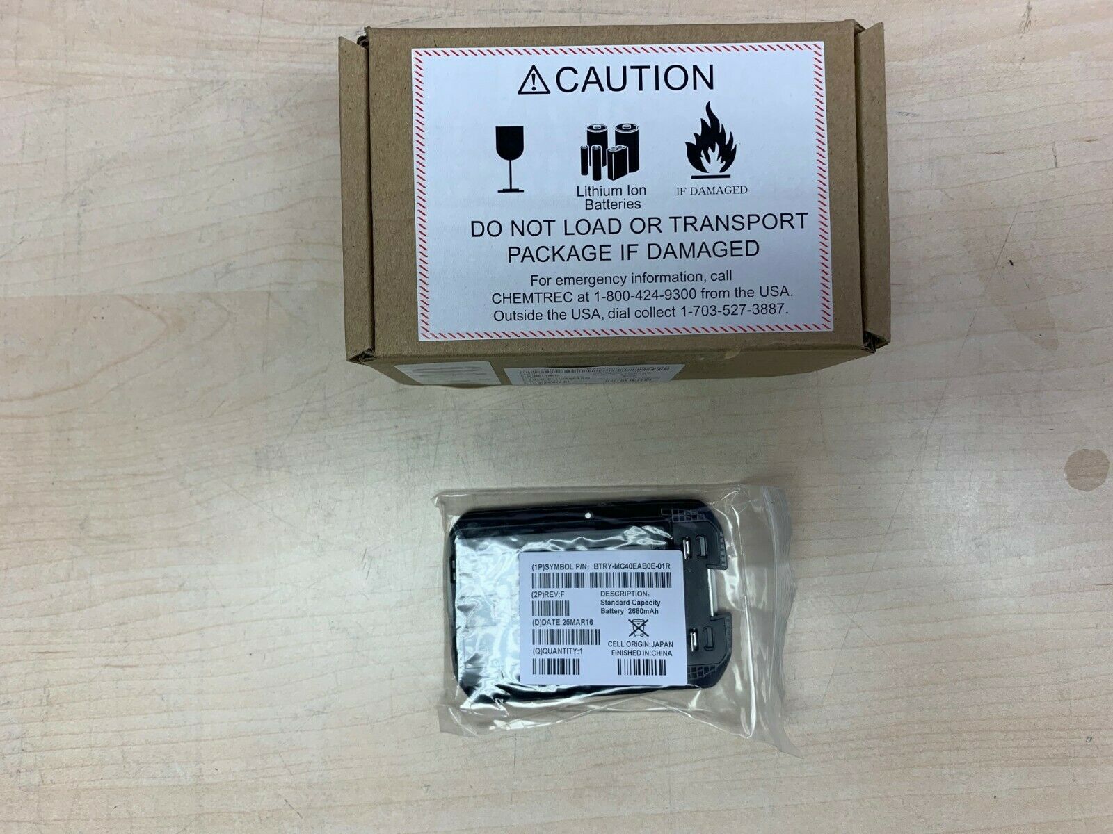 New Zebra Symbol MC40 MC40N0 Scanner Battery 82-160955-01 BTRY-MC40EAB0E-01R - Fresh Stock Dated December 2025