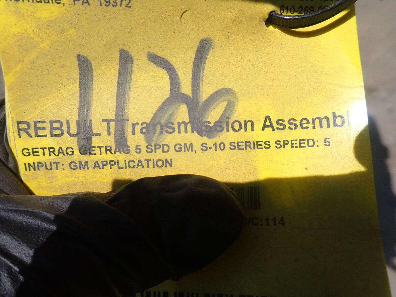 Getrag S-10 Series 5 Speed Transmission GM REBUILT!!! S10 CHEVY Pick Up Truck - Fresh Stock Dated February 2026