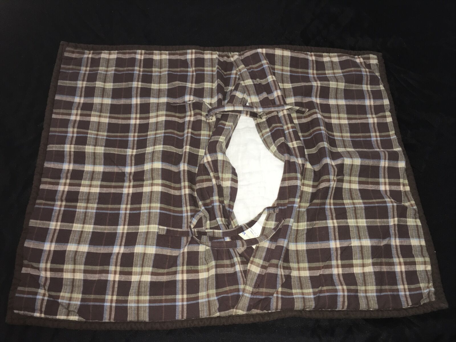 Pottery Barn Kids Madras Sham Standard Green 🦕 Dinosaur Tree Dino Brown Plaid - Fresh Stock Dated December 2025