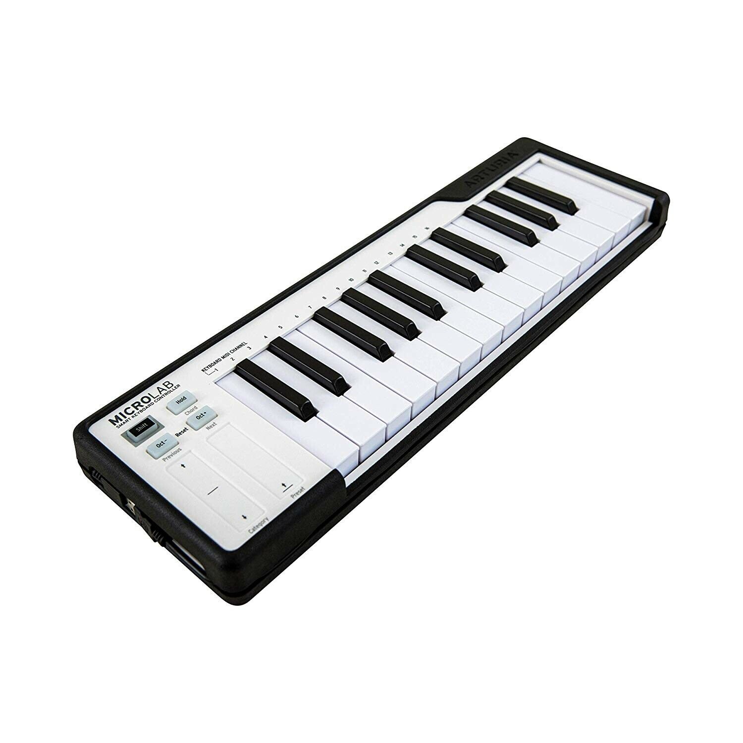 Arturia MicroLab - Compact USB-MIDI Controller - Black - Fresh Stock Dated February 2026