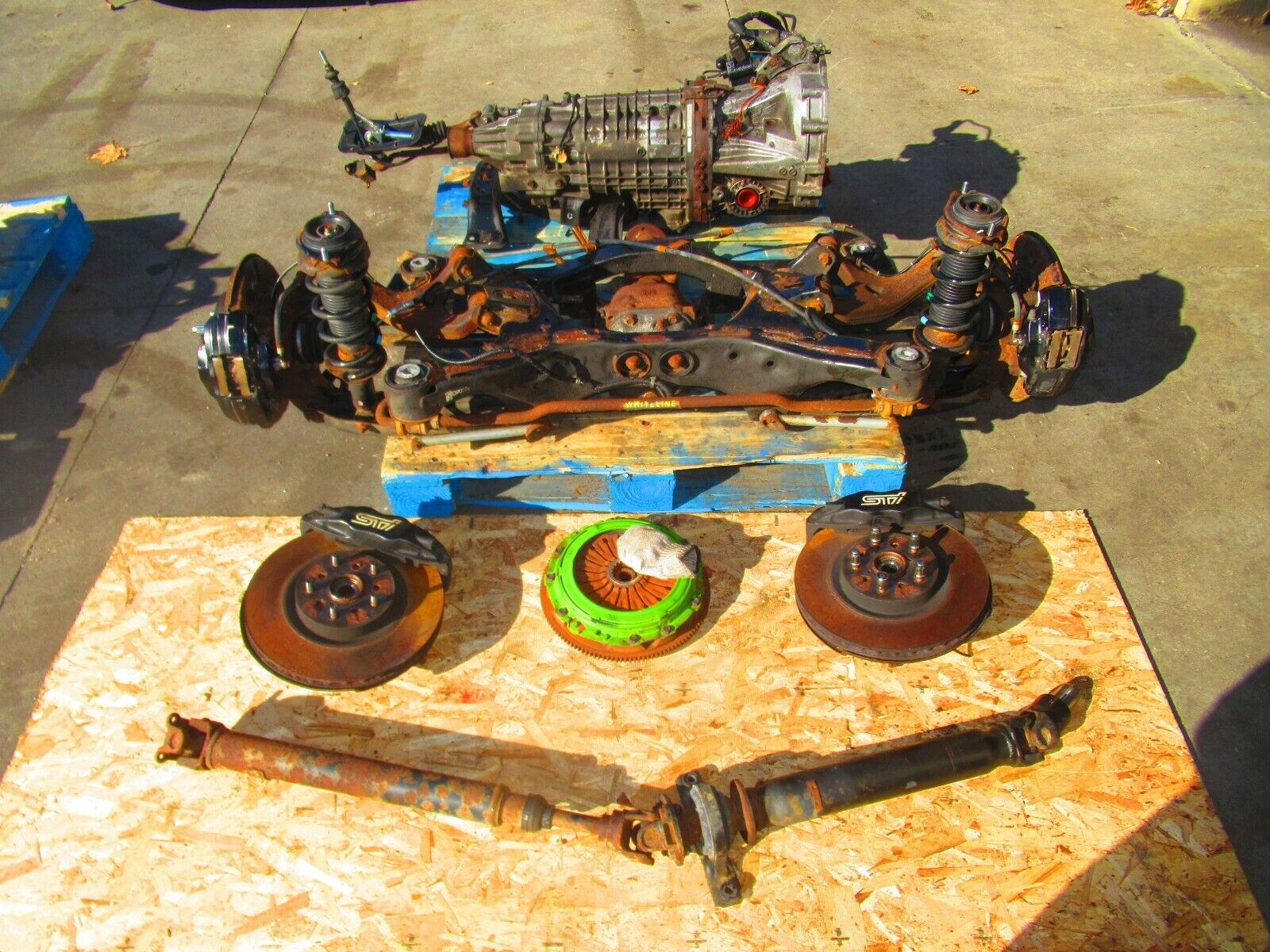 2011 WRX STi 6 Speed Transmission R180 Differential Brembo TY856UW1MA EJ257 STI - Fresh Stock Dated February 2026