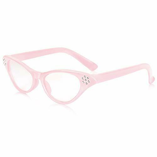 6 Pairs Cat Eye Glasses Costume Cat eye Sunglasses with Rhinestones For 50's - Fresh Stock Dated February 2026