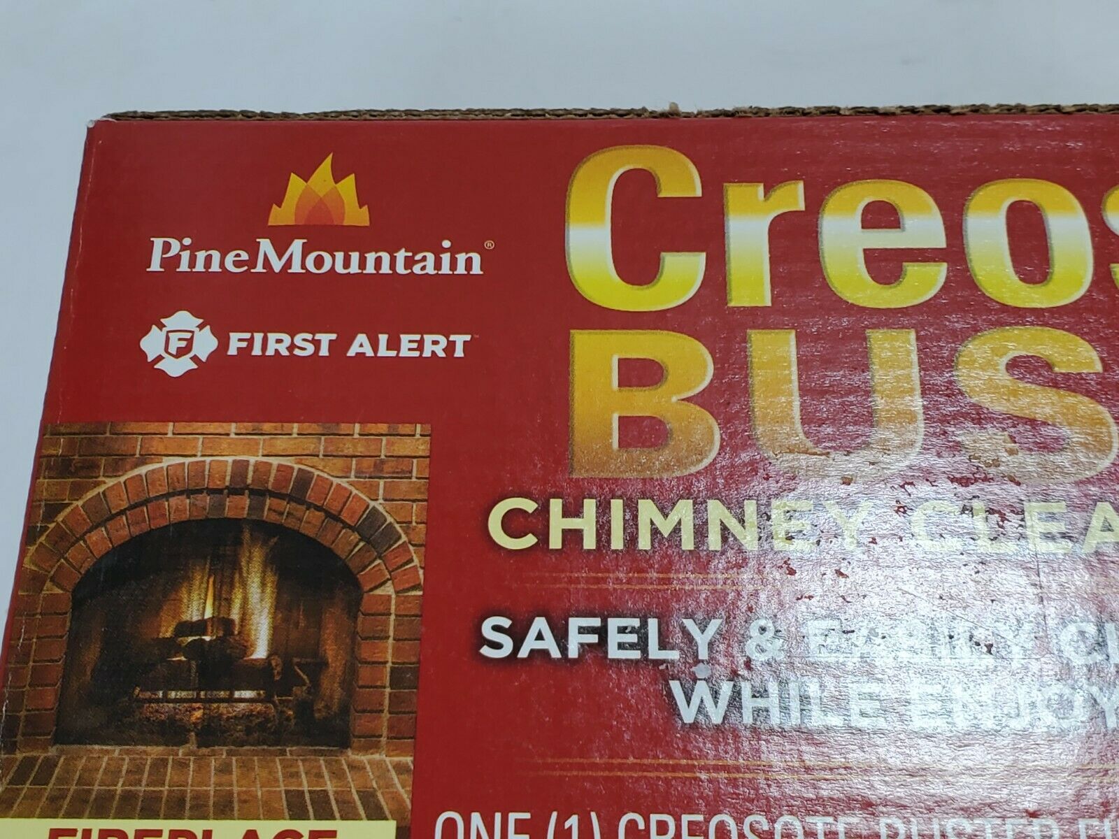 Pine Mountain Creosote Buster Chimney Cleaning Fire Log LOT OF 2 - Fresh Stock Dated December 2025