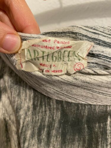 VINTAGE 50s HANDPAINTED/BEADED CIRCLE SKIRT SIZE S - Fresh Stock Dated February 2026