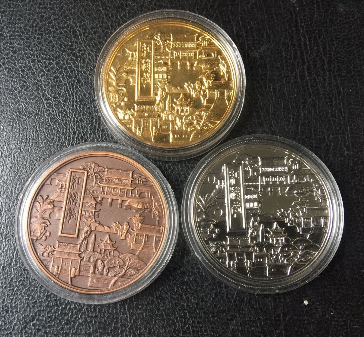 1984 Shanghai Mint Cao Xueqin (Dream In Red Mansions) Hand Engraved Medal 3pc - Fresh Stock Dated February 2026