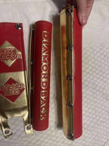 old school bmx diamond back pad set. never mounted mint, diamondback, mongoose - Fresh Stock Dated December 2025