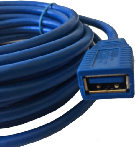 AYA 15Ft. (15 Feet) USB 3.0 SuperSpeed Male A to Female A Extension Blue - Fresh Stock Dated February 2026