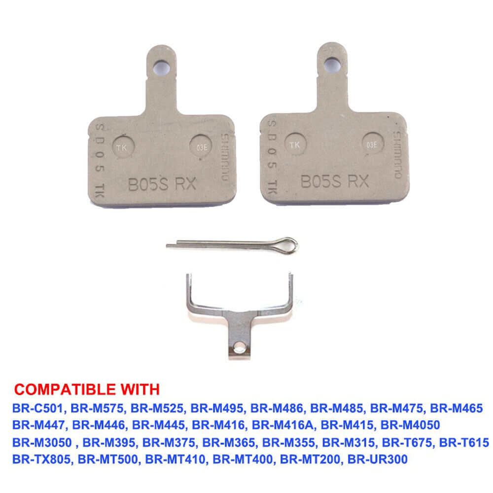 1/2 Pairs Shimano B05S Resin Brake Pad For M315/M375/MT200 B03S B01S Acera Altus - Fresh Stock Dated February 2026