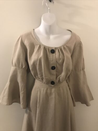 Women’s Angelika Bohm Linen skirt and blouse 42 BEAUTIFUL! - Fresh Stock Dated February 2026