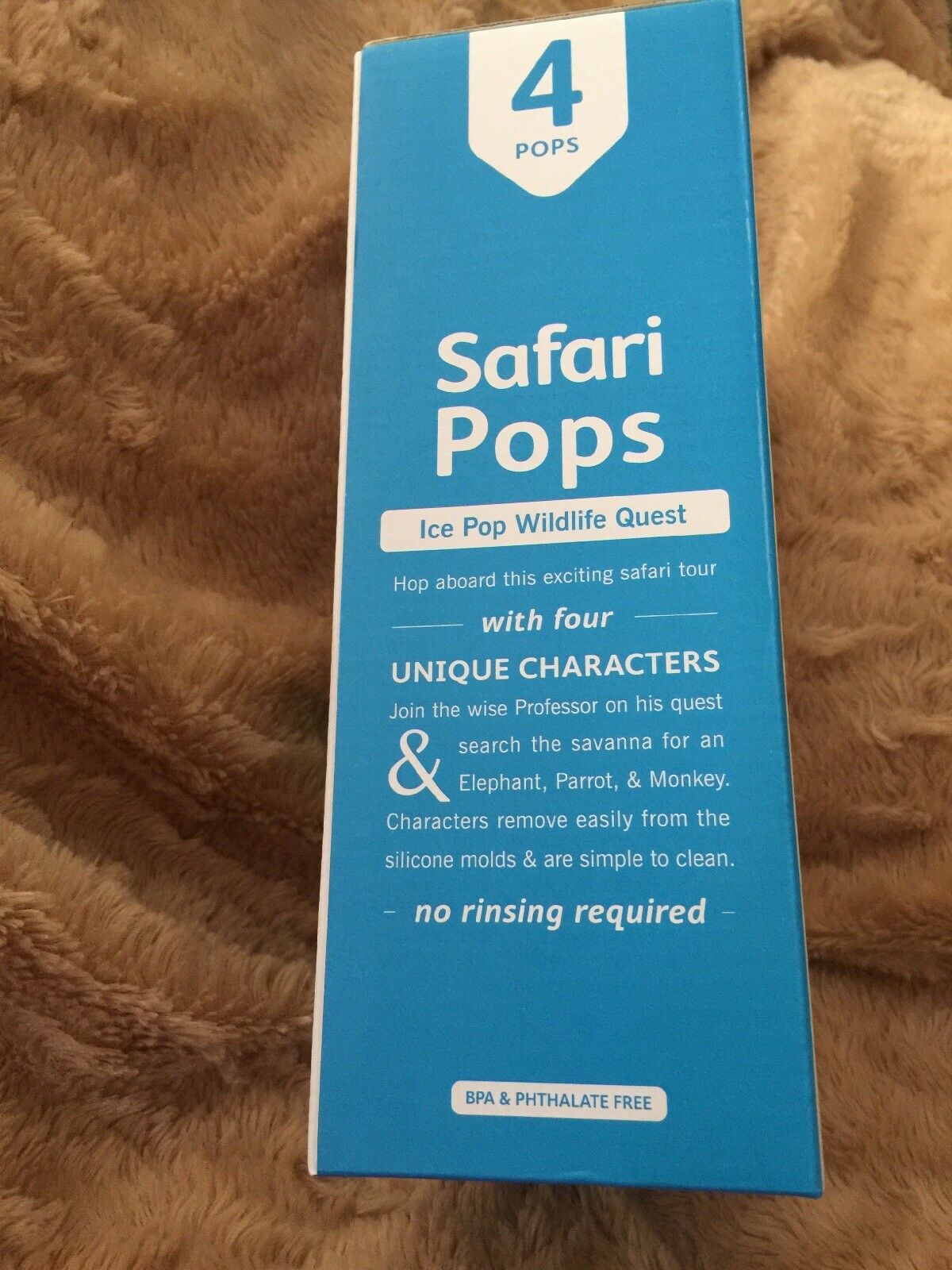 Safari Pops Silicone Molds Set Of 4- New KOJI - Fresh Stock Dated February 2026