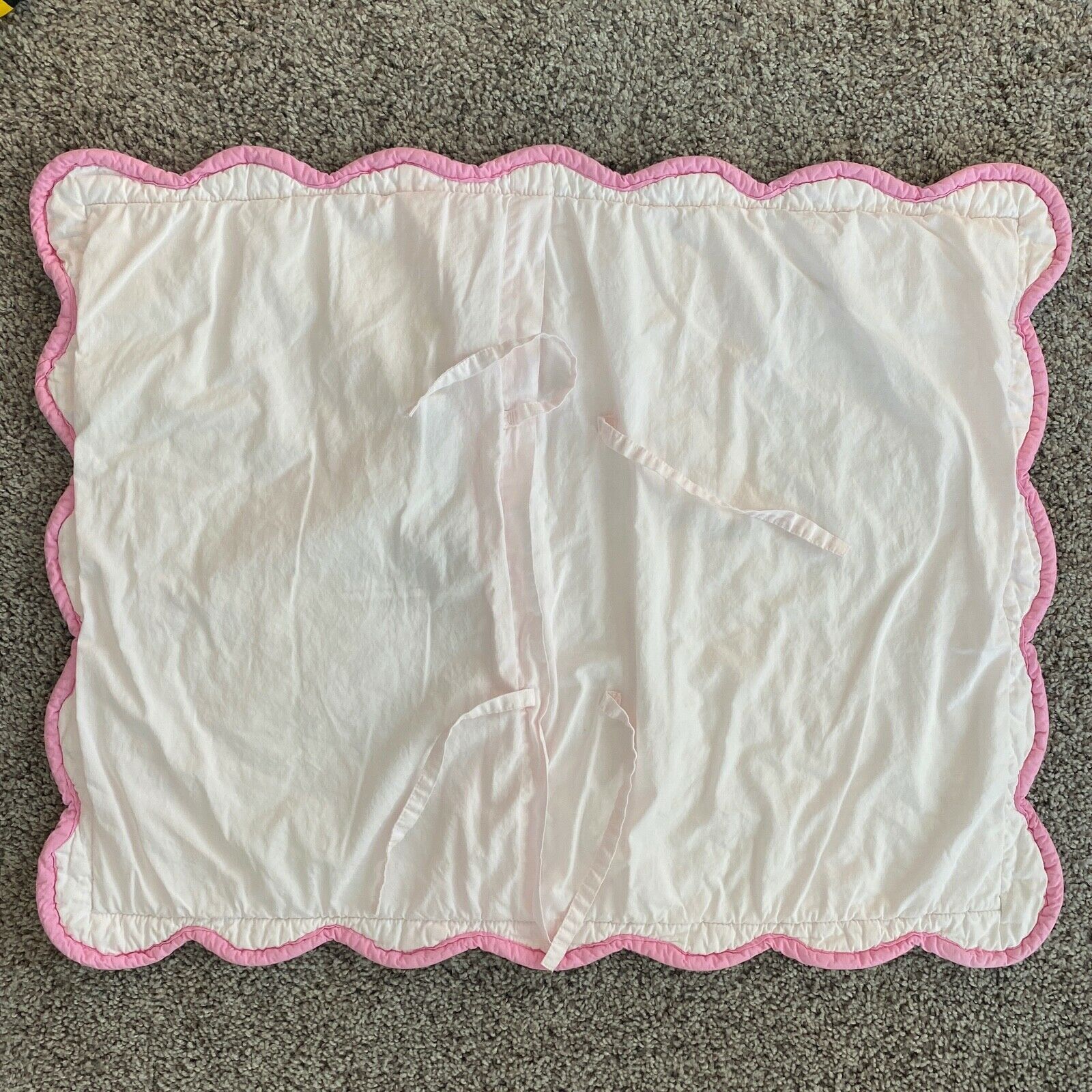 Pottery Barn Kids Girls STANDARD Quilted Pink Floral Pillow Sham - Fresh Stock Dated February 2026