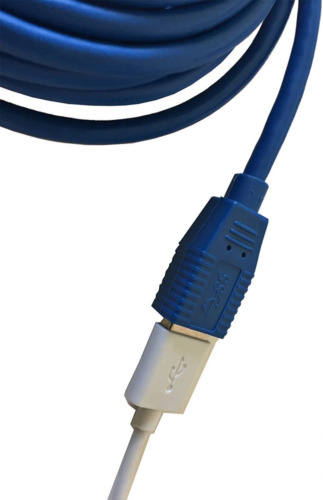 AYA 15Ft. (15 Feet) USB 3.0 SuperSpeed Male A to Female A Extension Blue - Fresh Stock Dated February 2026