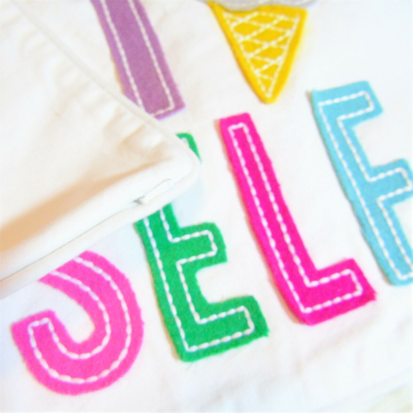 Pottery Barn Teen Kids LUMBAR PILLOW COVER Case Treat Yourself Ice Cream Cone - Fresh Stock Dated December 2025