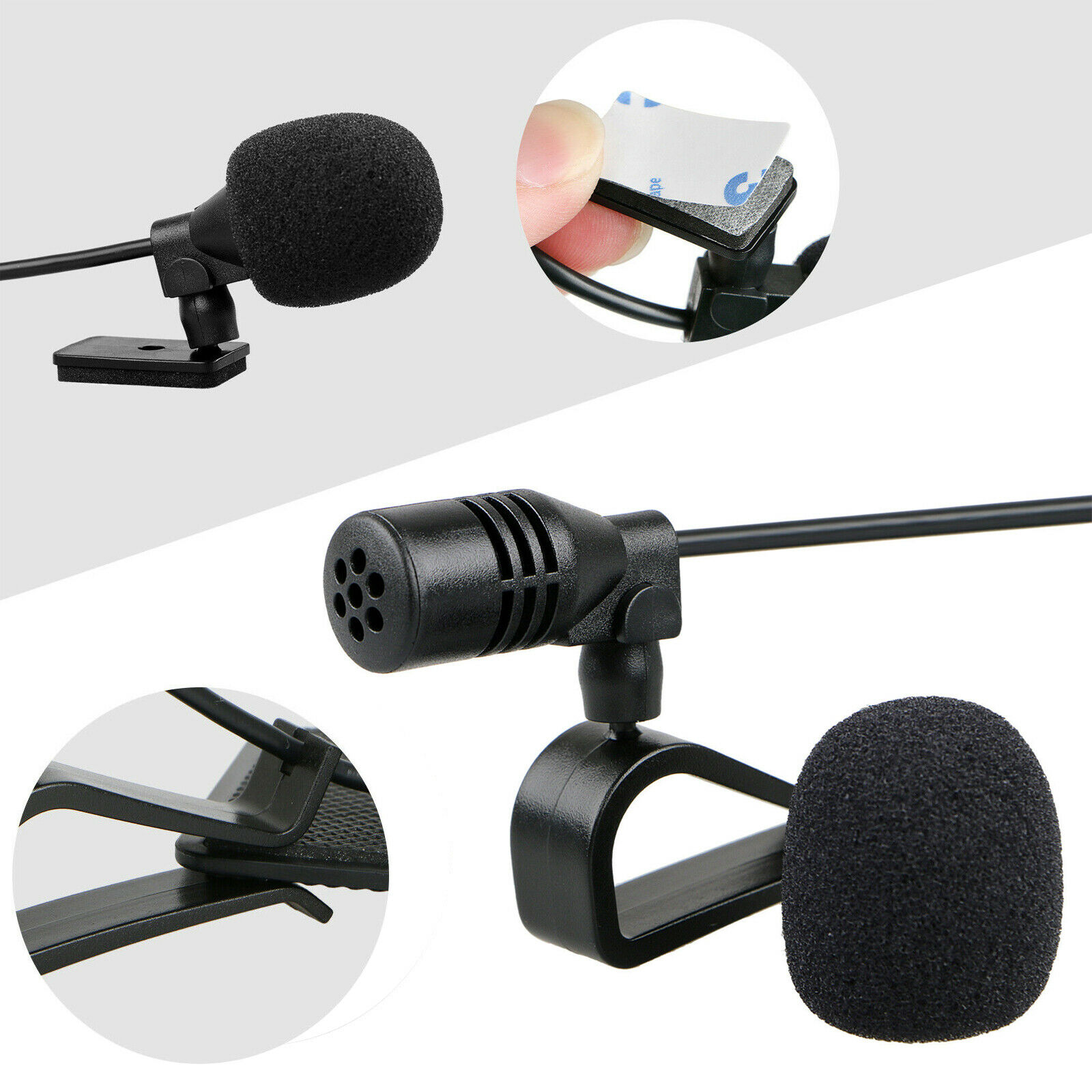 3.5mm Microphone Car Radio Stereo GPS Bluetooth Enabled Audio DVD External Mic - Fresh Stock Dated February 2026