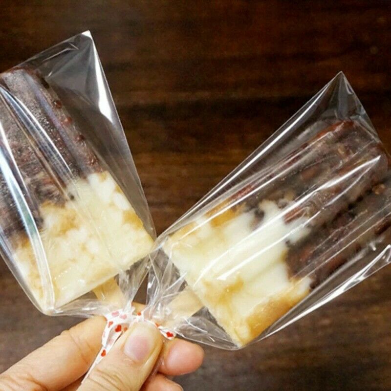 Plastic Ice Cream Bags Transparent Popsicle Bag Practical Storage Bags - Fresh Stock Dated February 2026