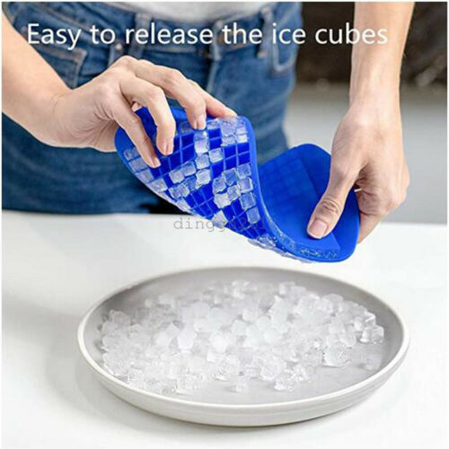 Ice Cube Maker Molds 160 Grids Mini Small Trays Silicone Bar Whiskey Cocktails - Fresh Stock Dated February 2026