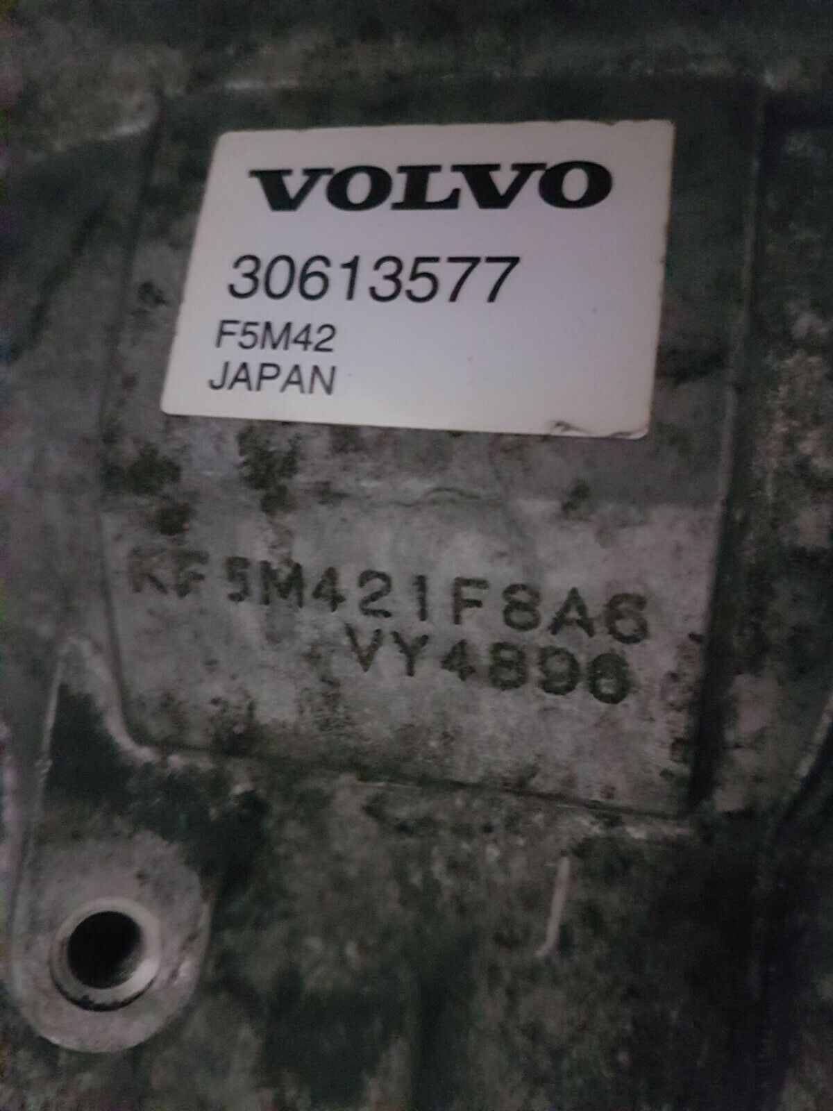 VOLVO V40 1.9DIESEL 1999 MANUAL GEARBOX OEM  KF5M421F8A6  /  30613577 /  F5M42 - Fresh Stock Dated February 2026