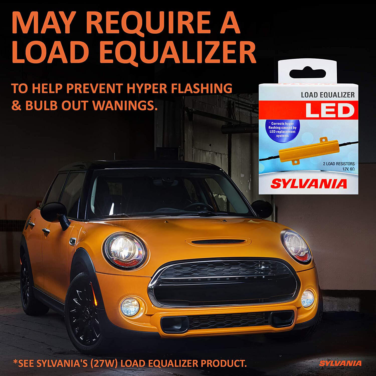 Sylvania Zevo 2057 Amber LED Bright Interior Exterior Light Bulb Set (2 Pack) - Fresh Stock Dated February 2026