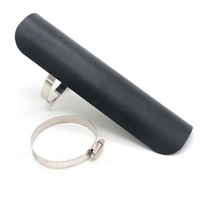 Black Motorcycle Exhaust Muffler Pipe Heat Shield Cover Heel Fit For Harley - Fresh Stock Dated February 2026