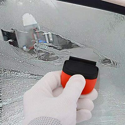 4 Mini Razor Scraper Safety Sticker Remover With 100 Extra 1.5-inch Double-Edged - Fresh Stock Dated December 2025